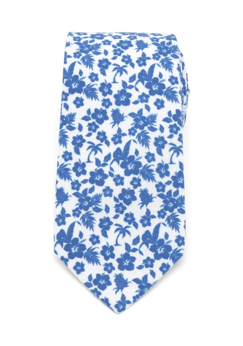 Mens Tropical Blue Tie