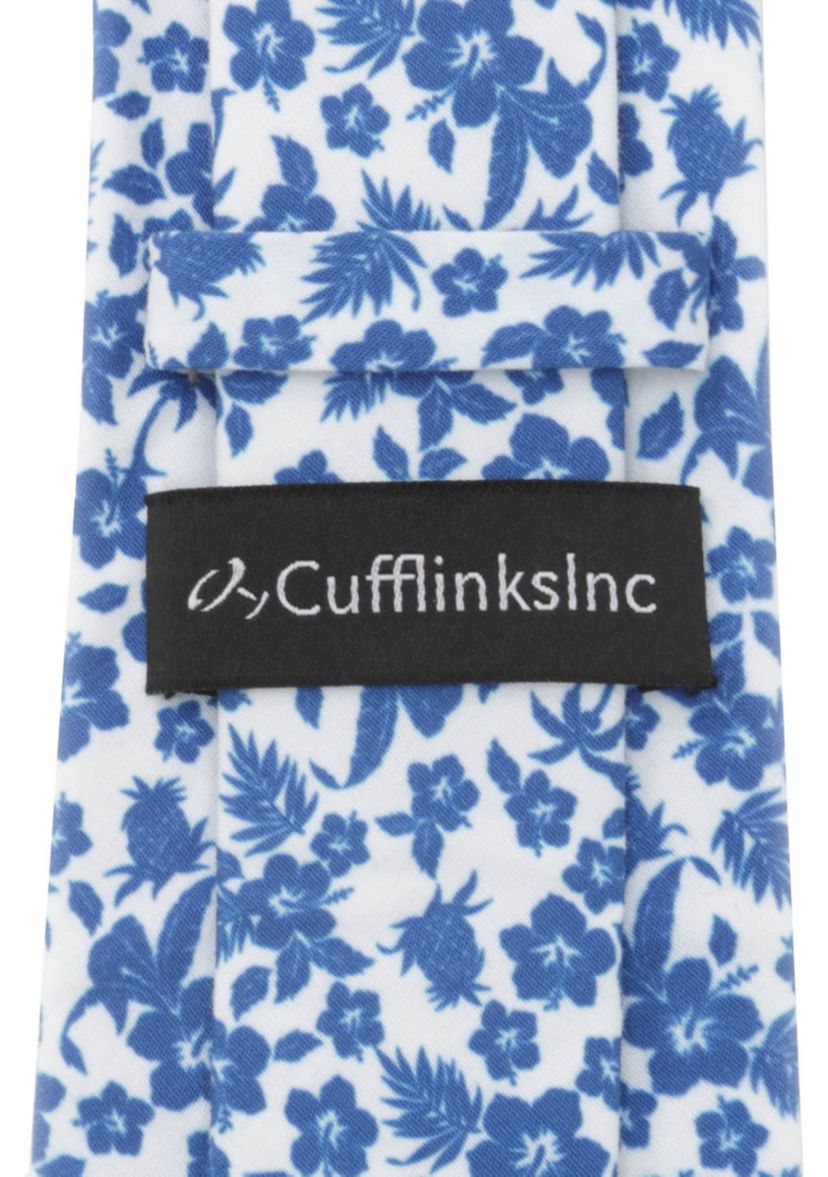 Mens Tropical Blue Tie