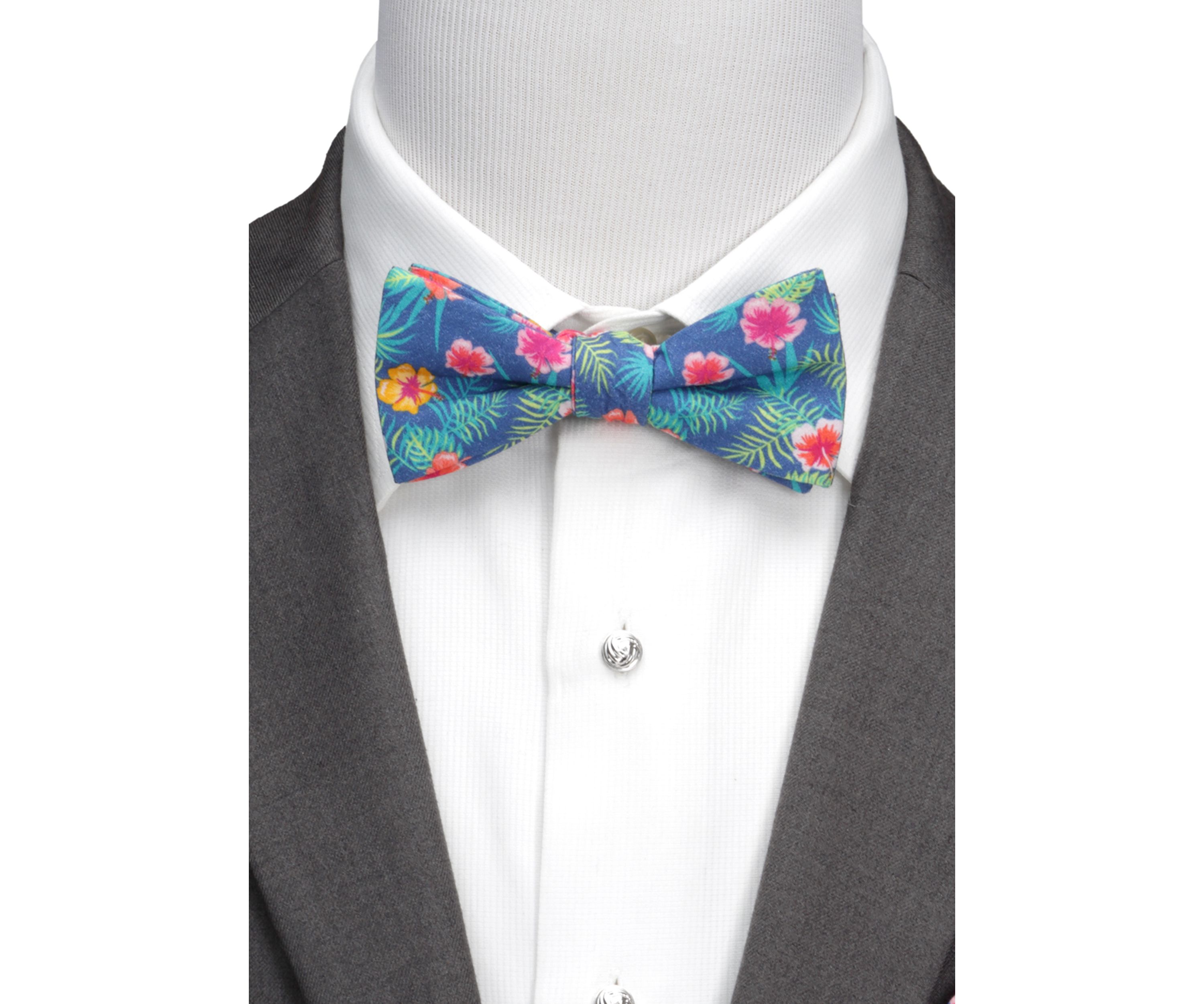 Mens Tropical Multi Bow Tie