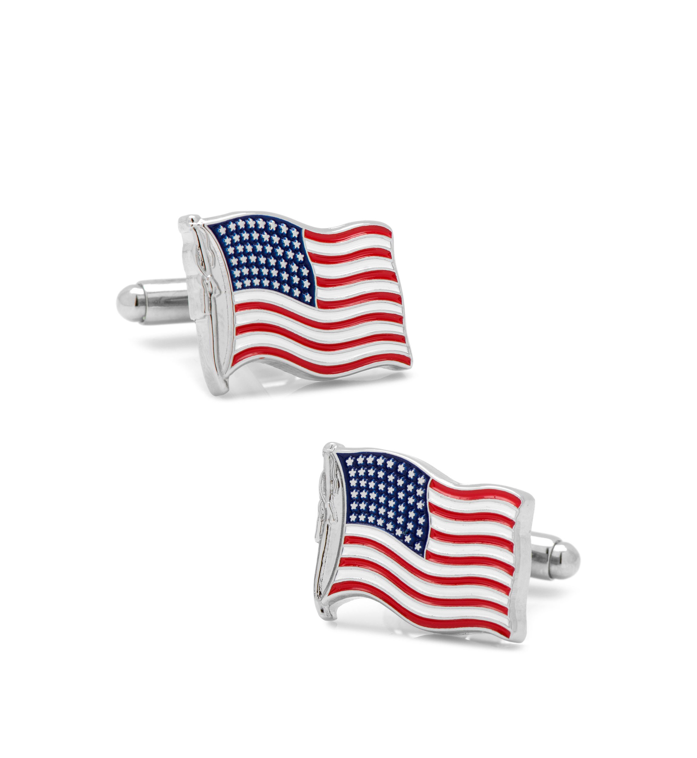 Waving American Flag Cufflinks