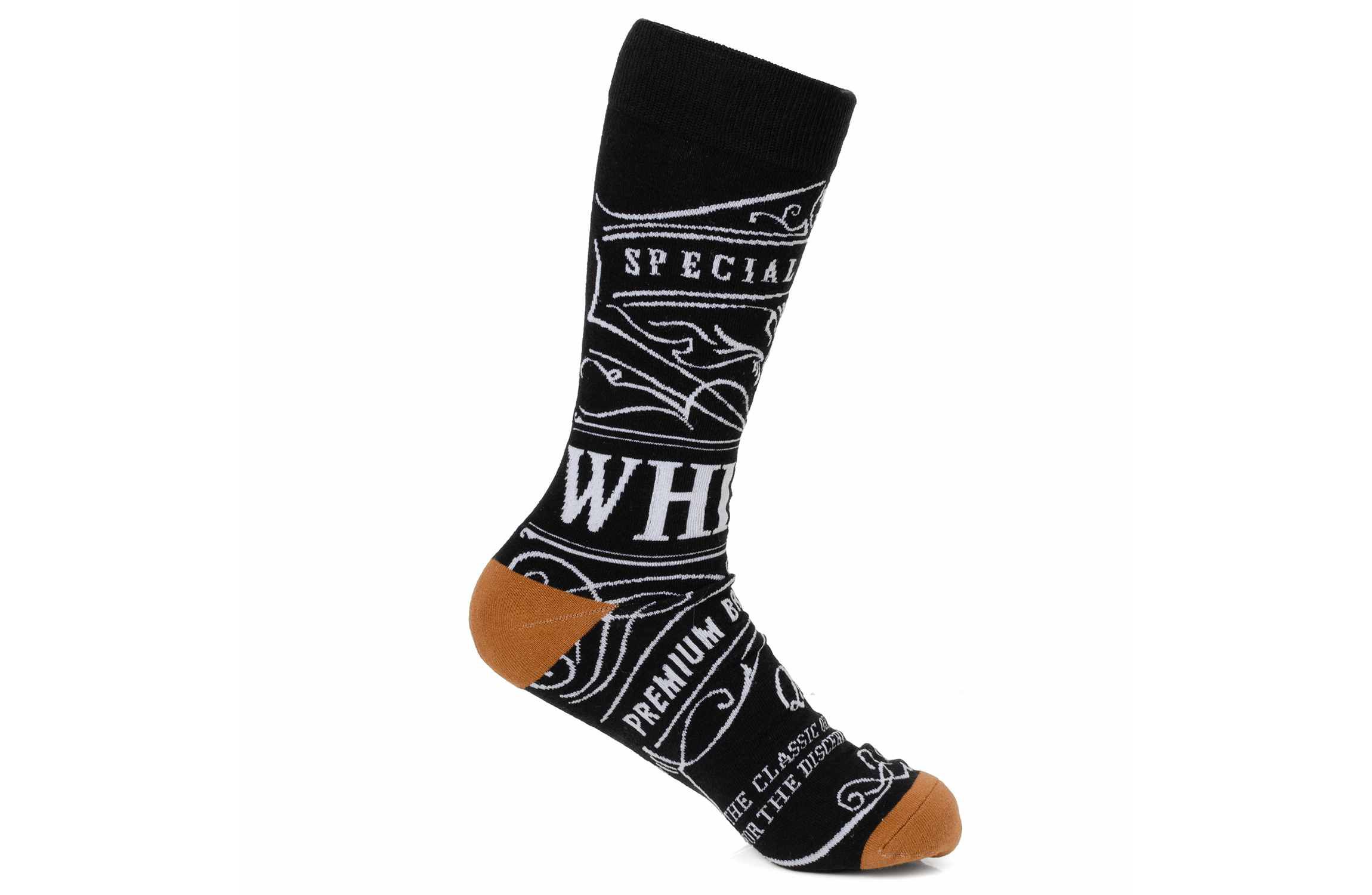 Whiskey Original Black Mens Socks