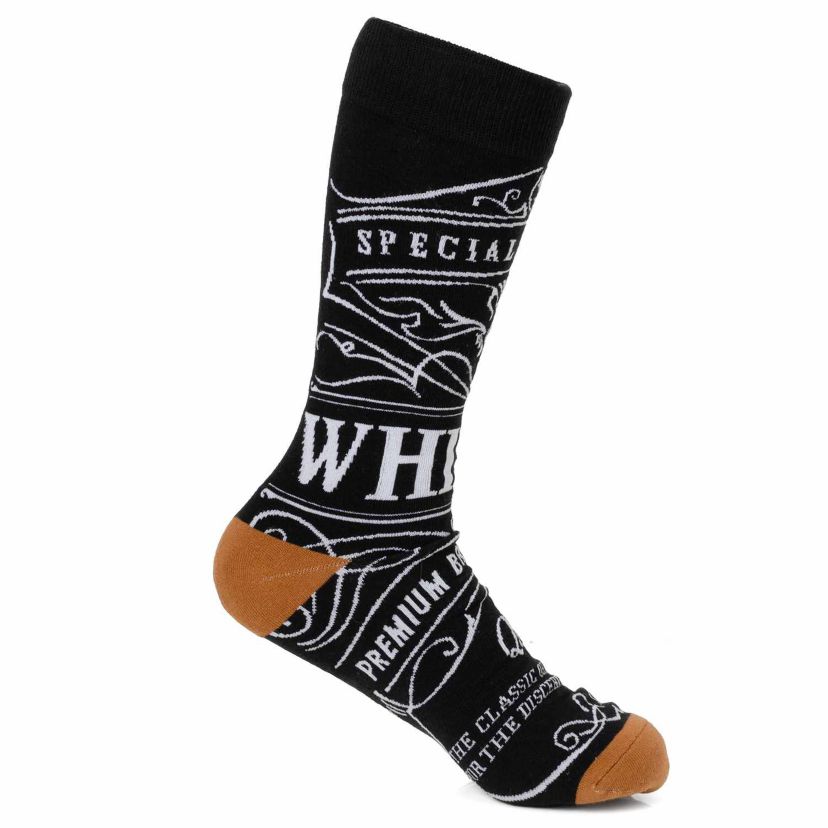 Whiskey Original Black Mens Socks