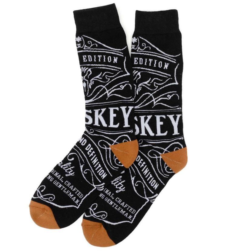 Whiskey Original Black Mens Socks