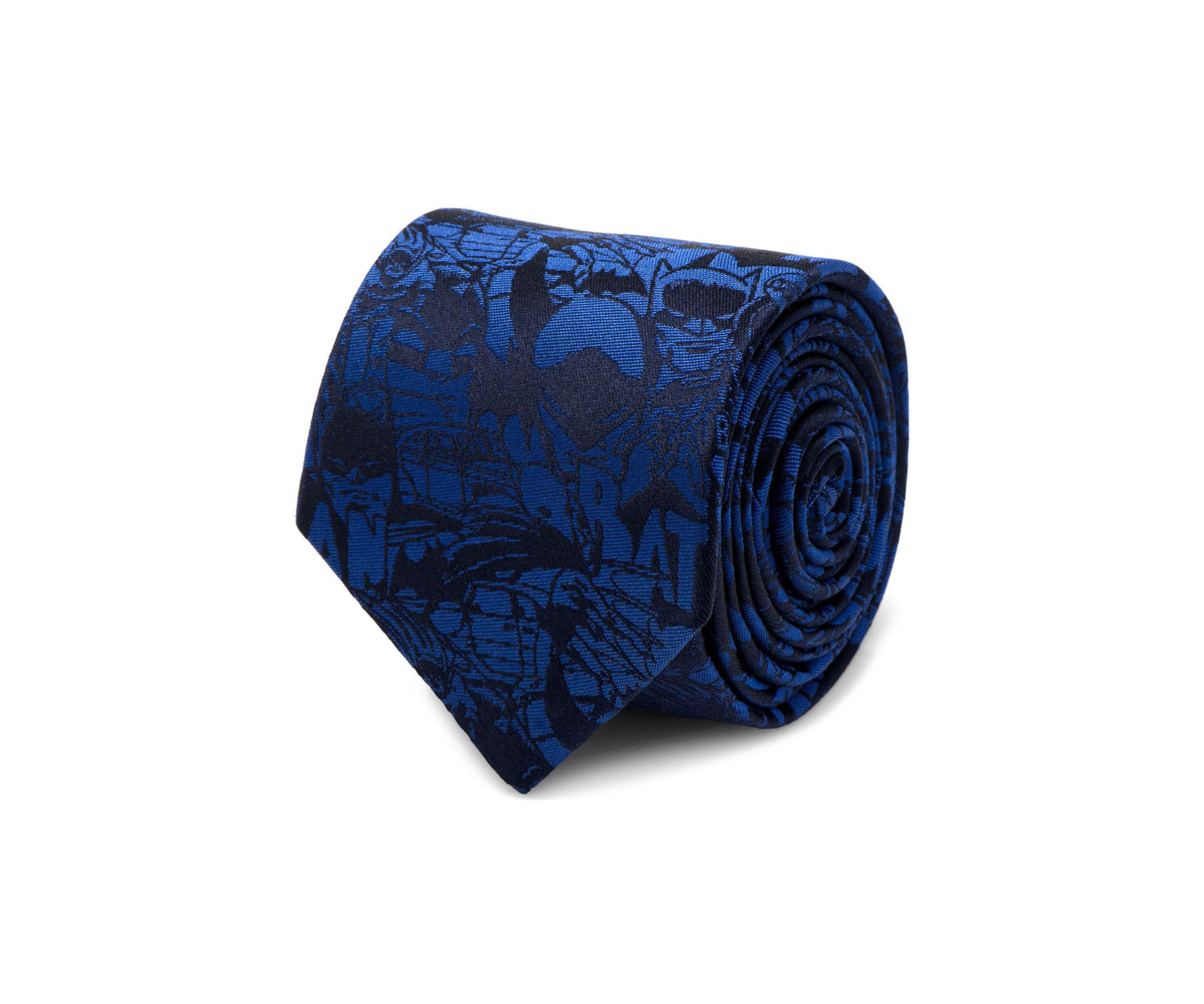Blue Batman Comic Tie