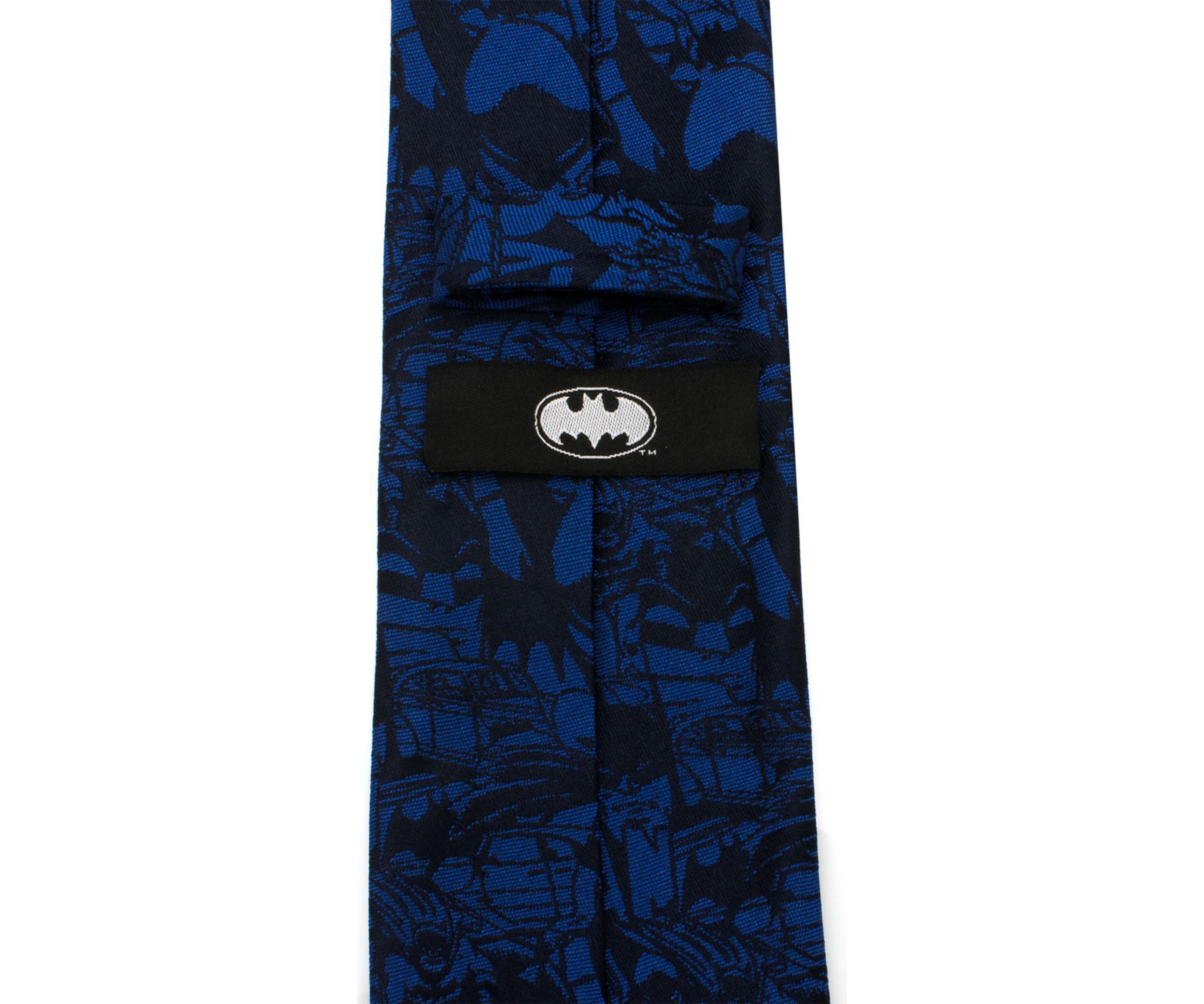 Blue Batman Comic Tie