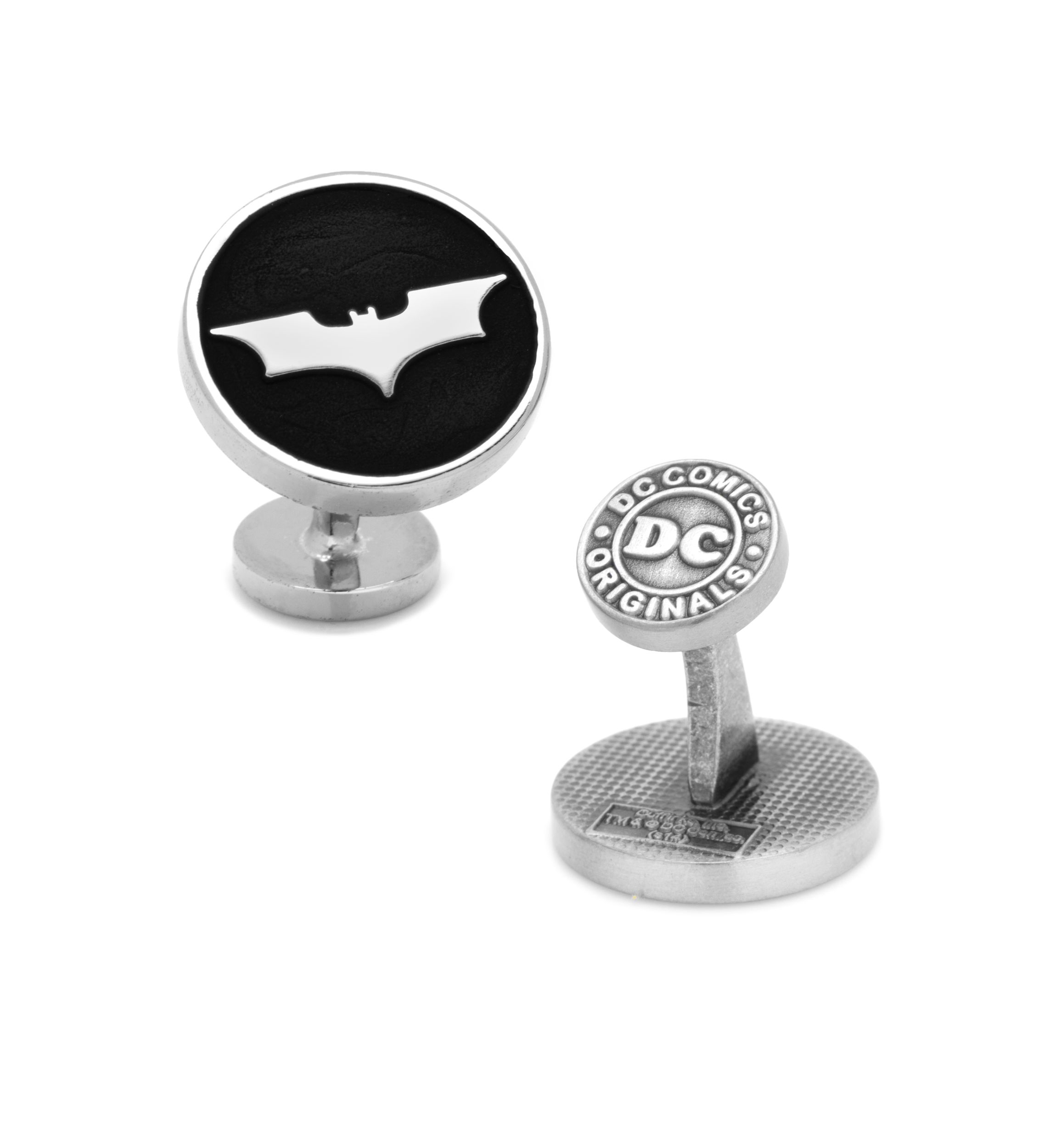 Recessed Black Batman Dark Knight Cufflinks