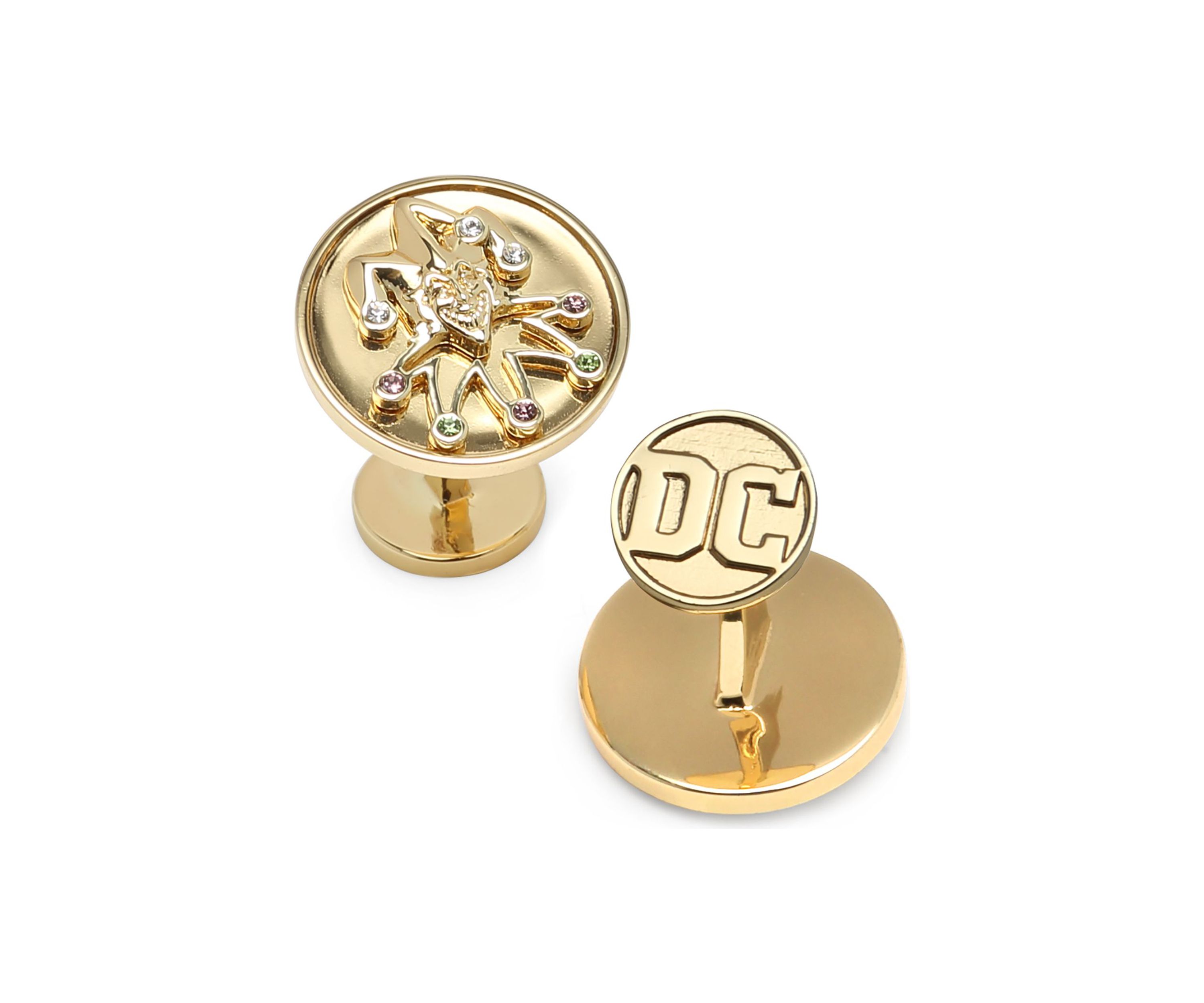 Gold Joker Cufflinks