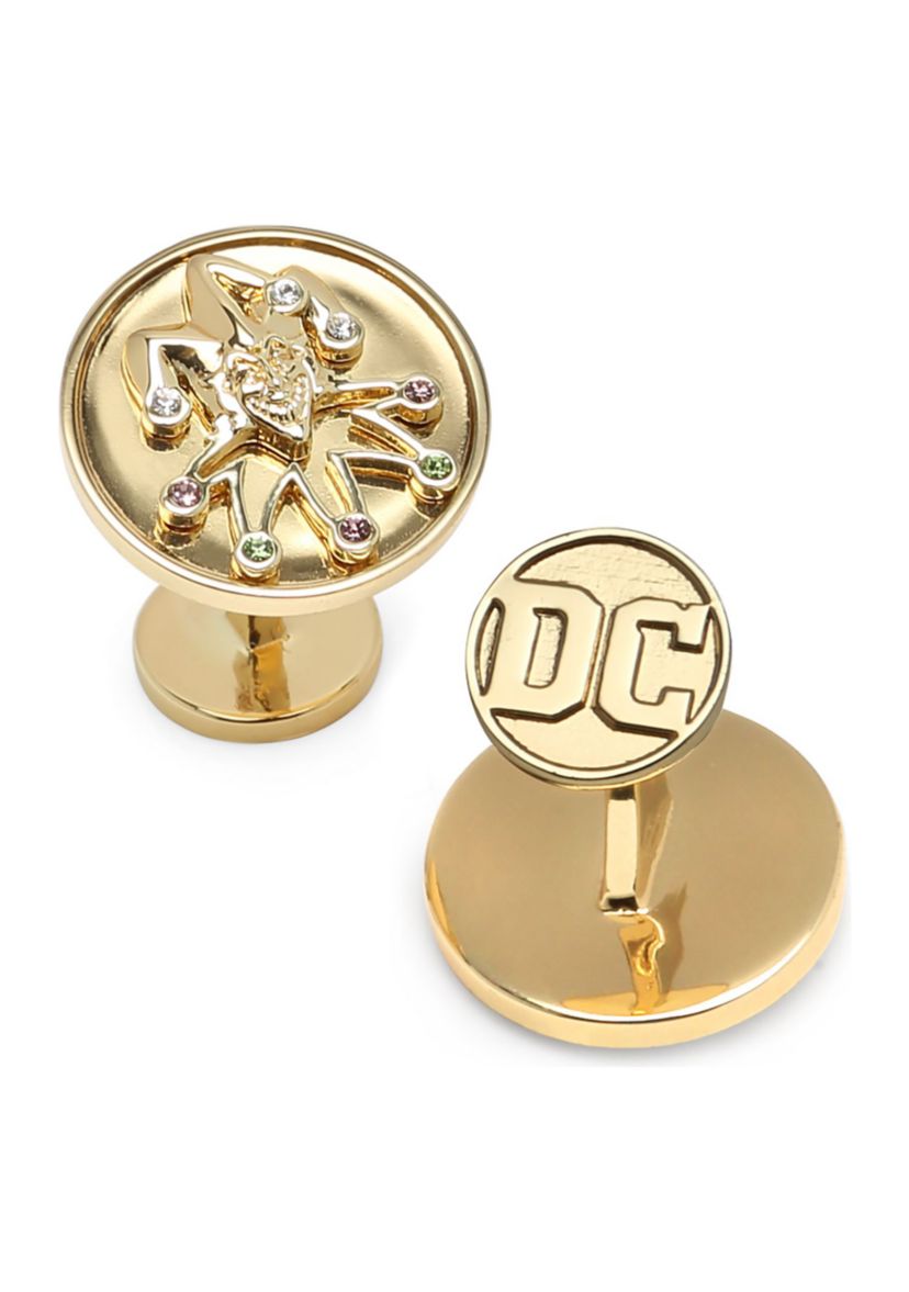 Gold Joker Cufflinks