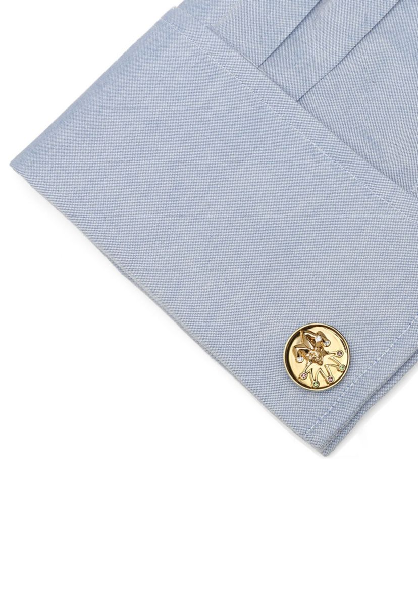 Gold Joker Cufflinks