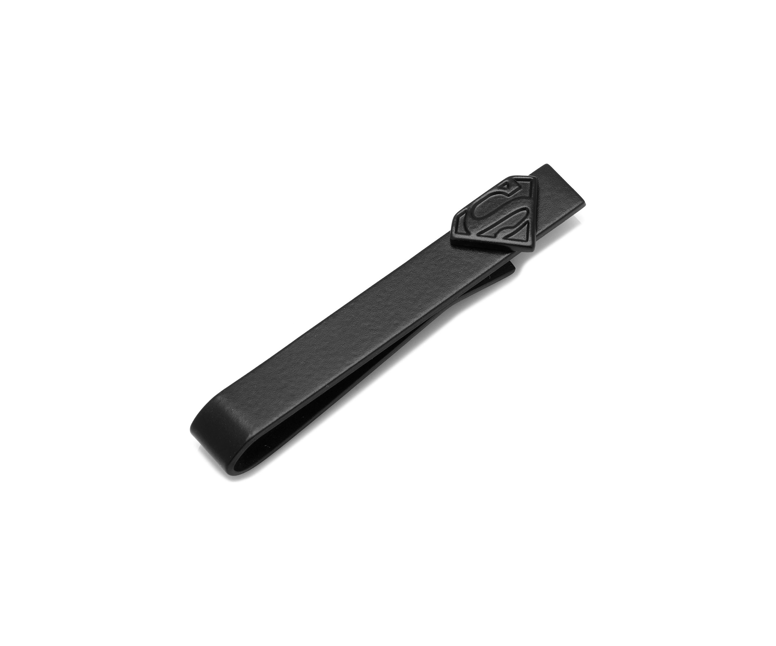 Black Superman Tie Bar