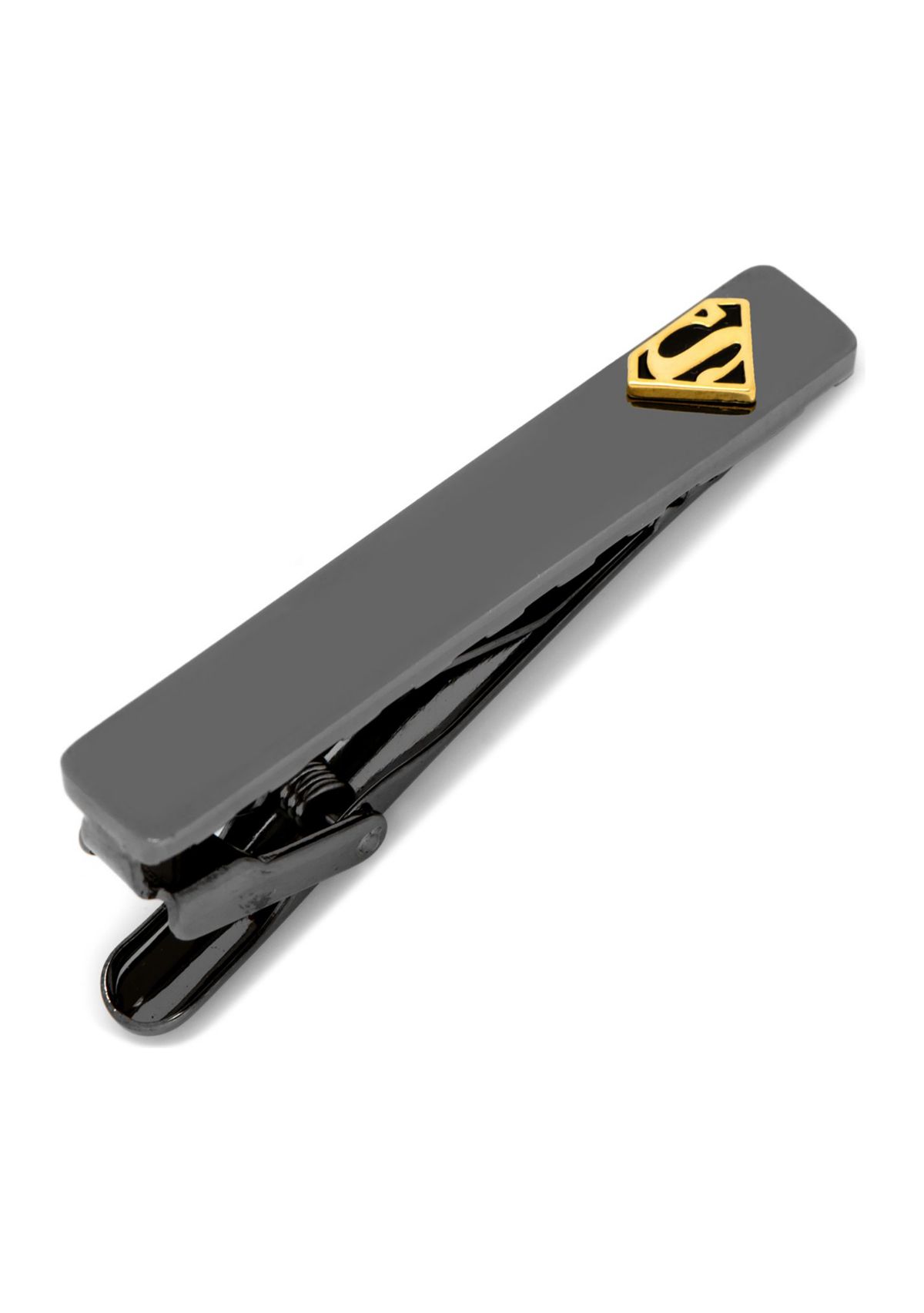 Black and Gold Superman Tie Clip