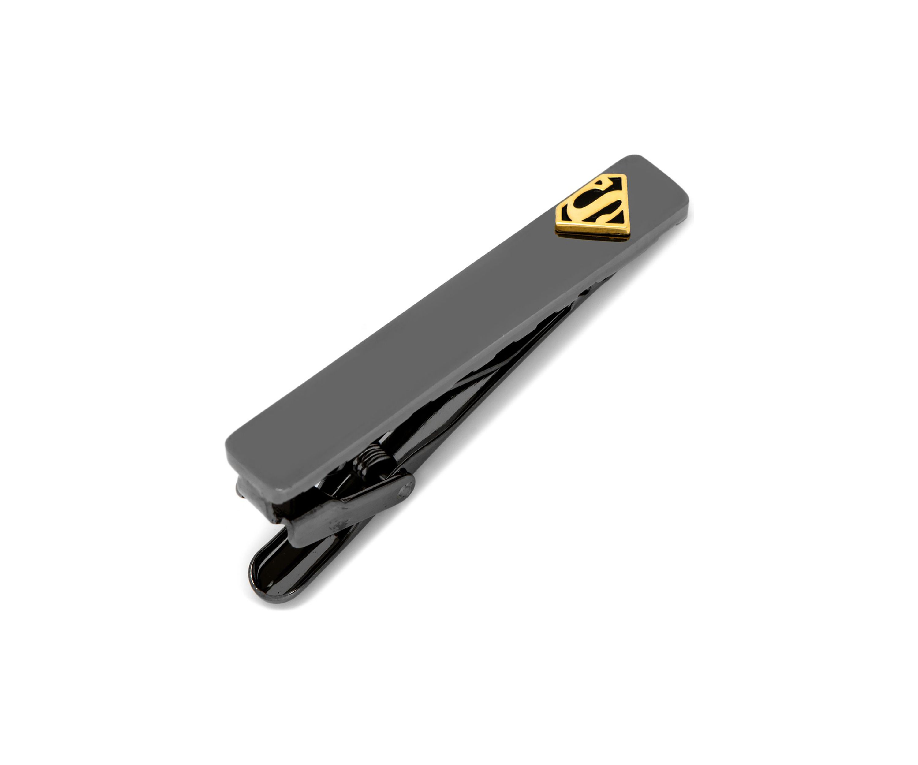 Black and Gold Superman Tie Clip