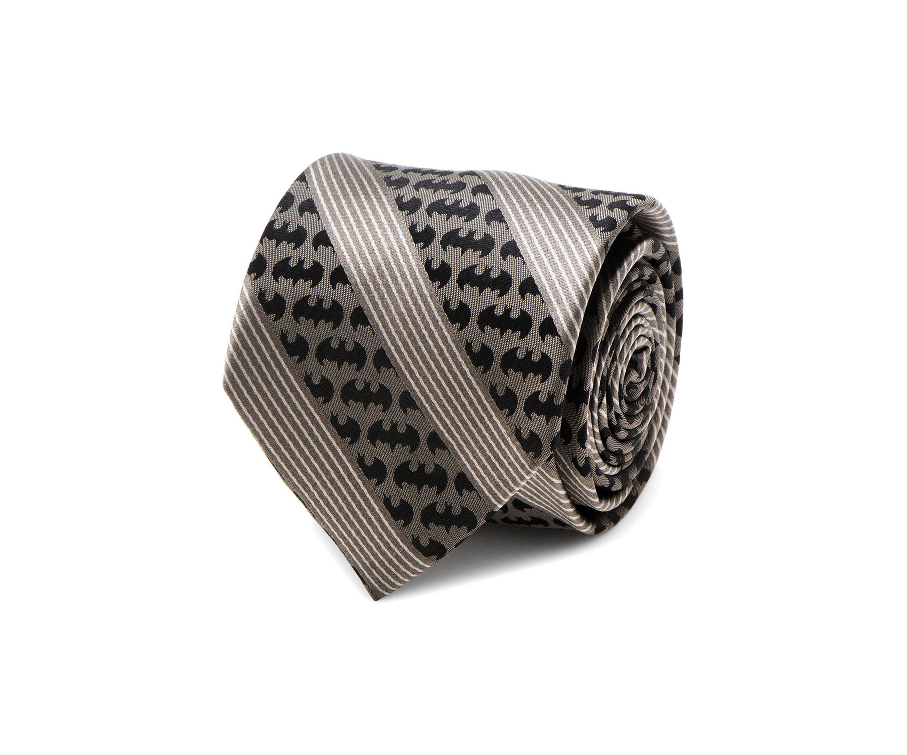 Batman Black Pinstripe Tie