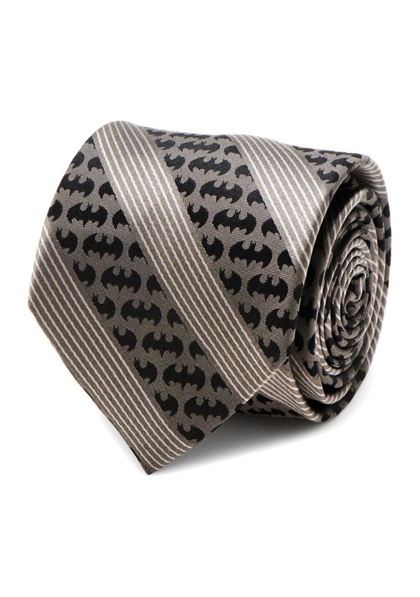 Batman Black Pinstripe Tie