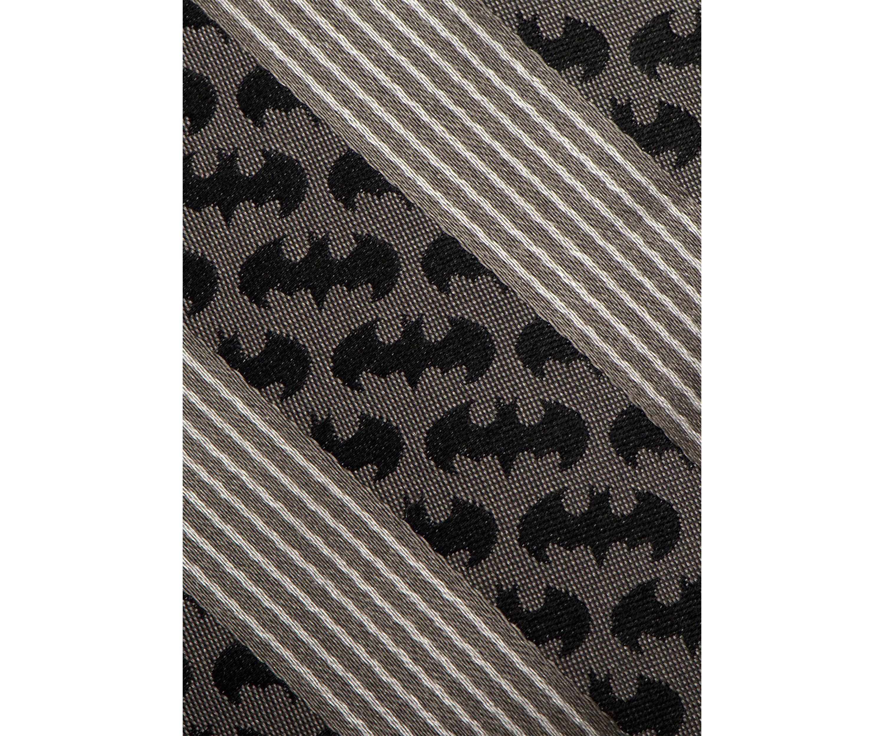 Batman Black Pinstripe Tie