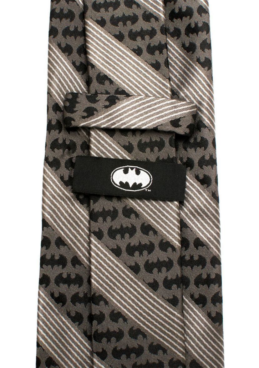Batman Black Pinstripe Tie