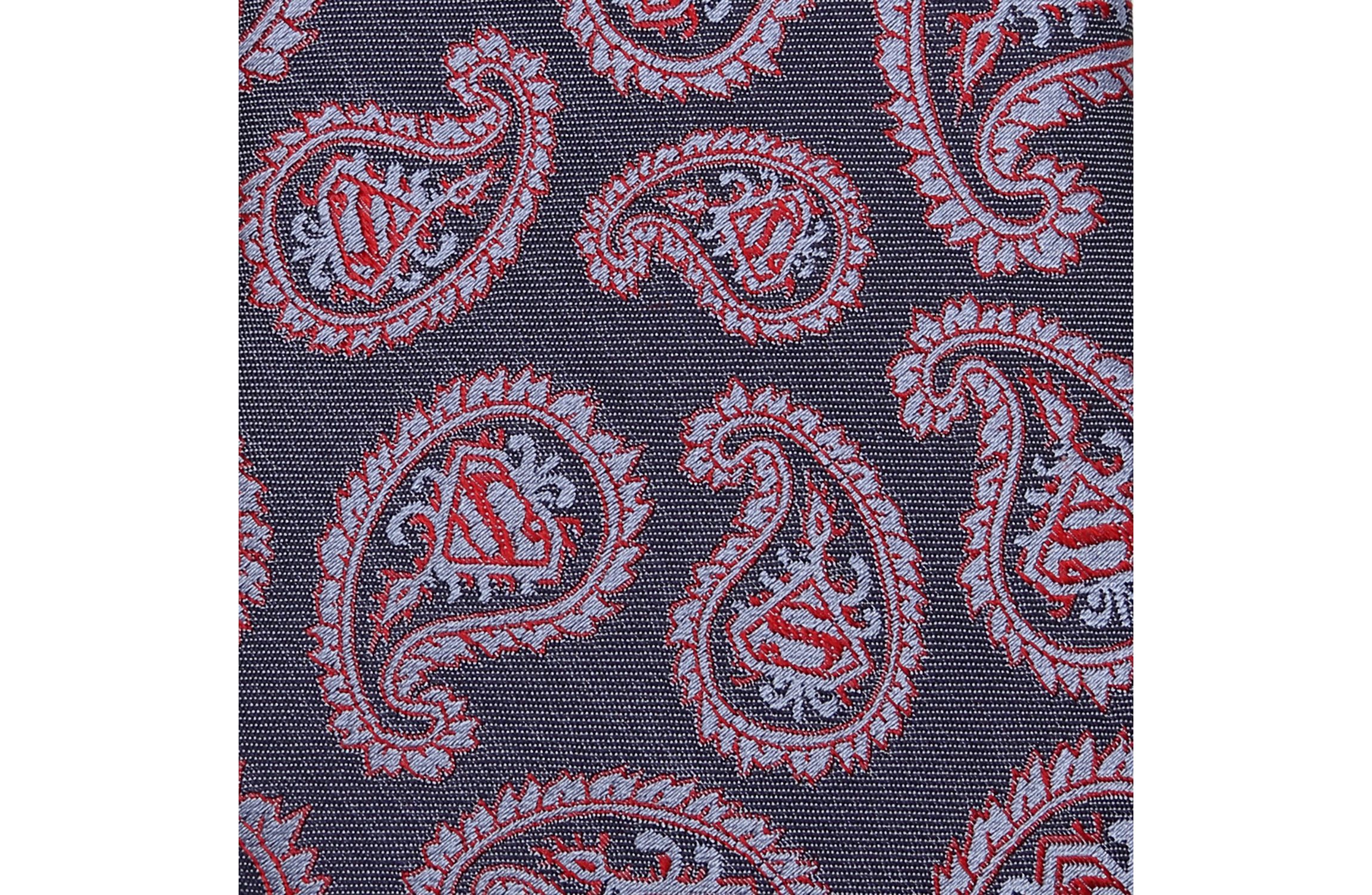 Red and Blue Superman Paisley Tie