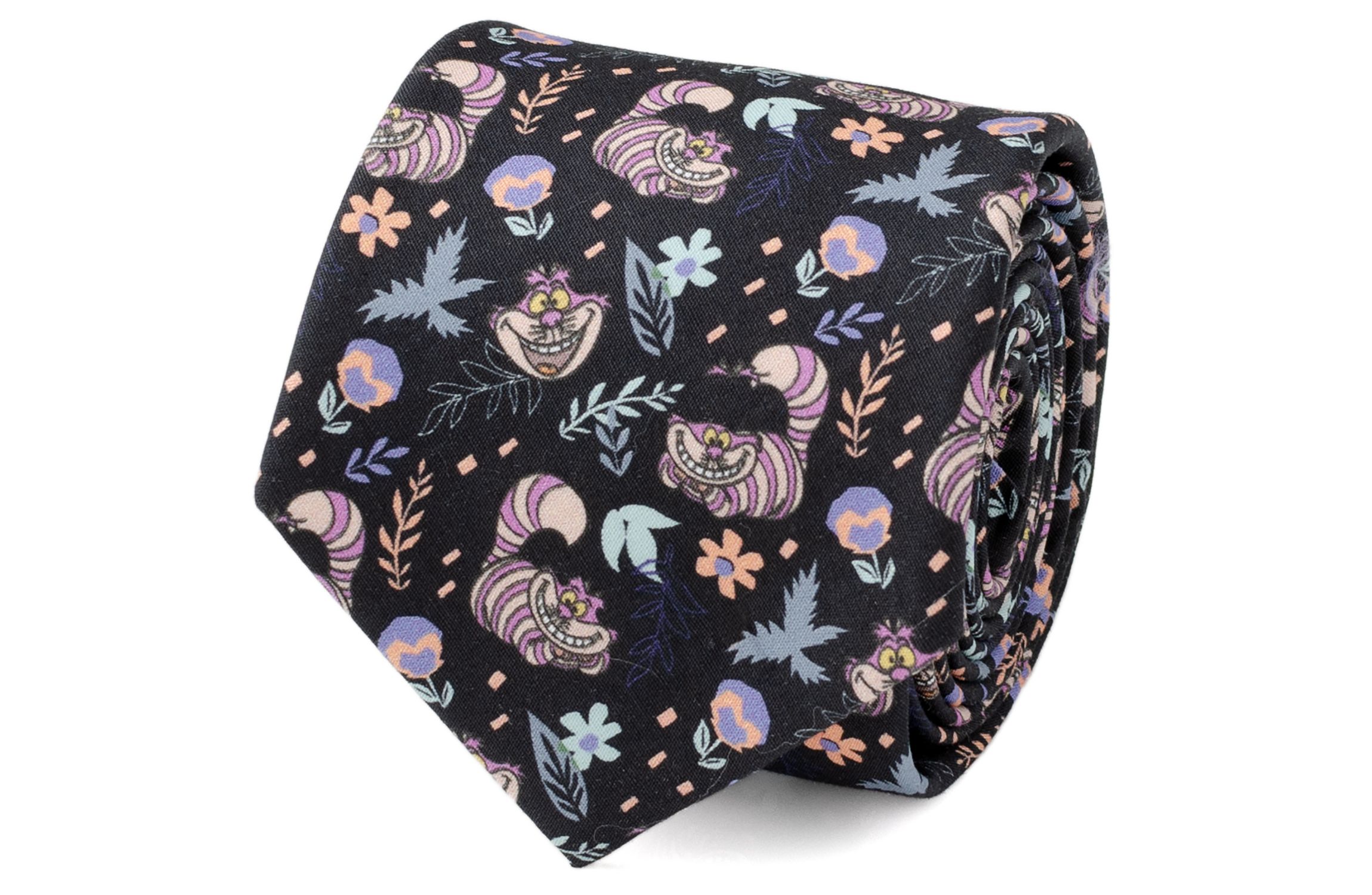 Alice in Wonderland Cheshire Cat Black Tie
