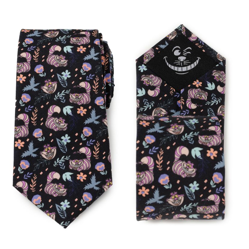 Alice in Wonderland Cheshire Cat Black Tie
