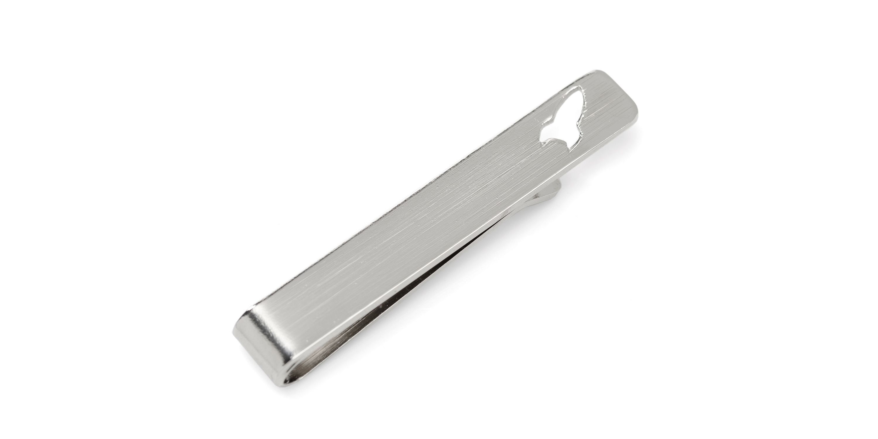 Buzz Lightyear Cutout Hidden Message Silver Tie Bar