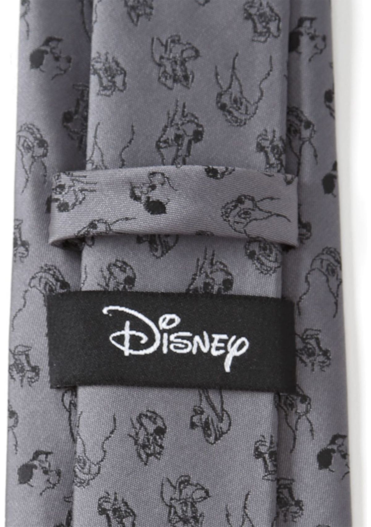 Dog Print Grey Tie