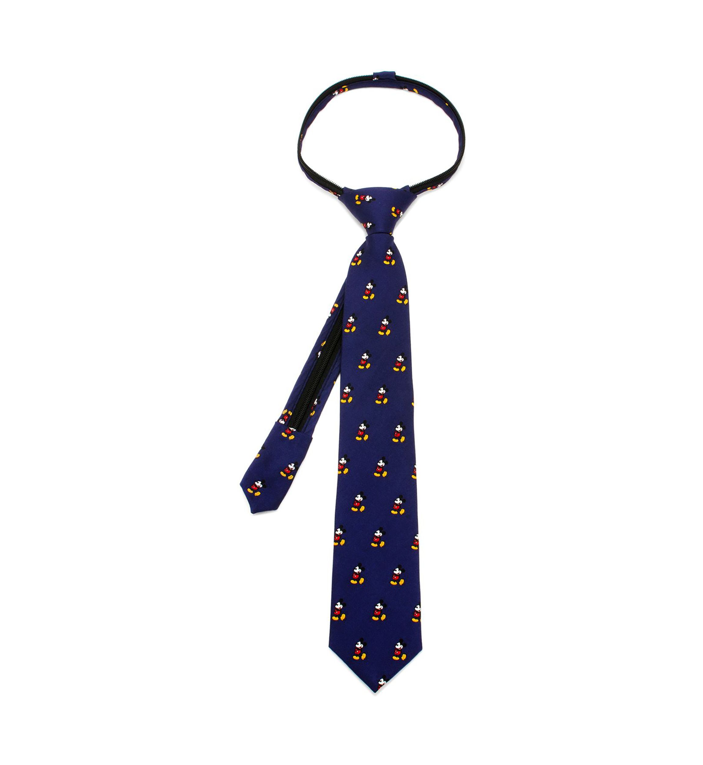 Classic Mickey Mouse Zipper Tie