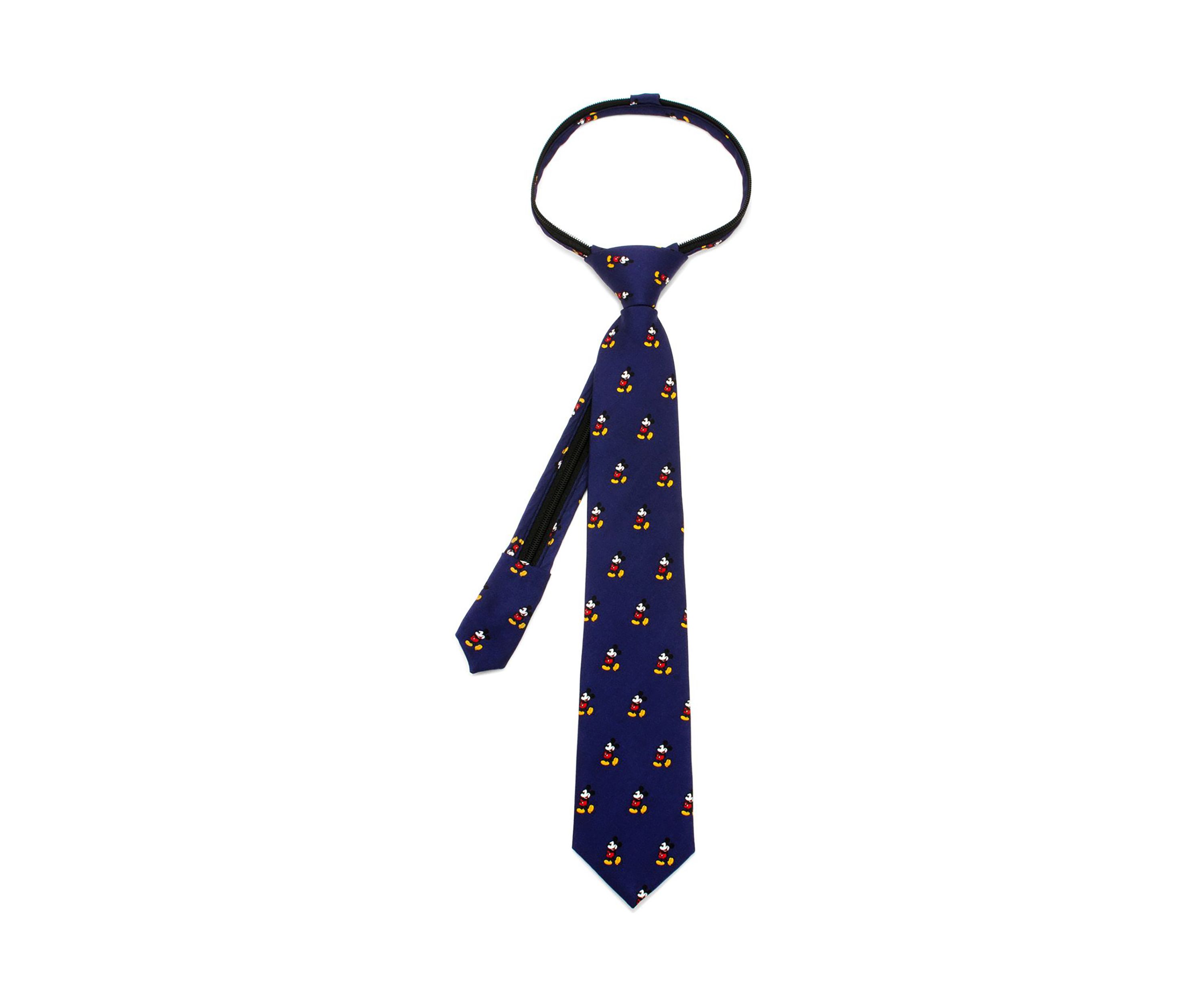 Classic Mickey Mouse Zipper Tie