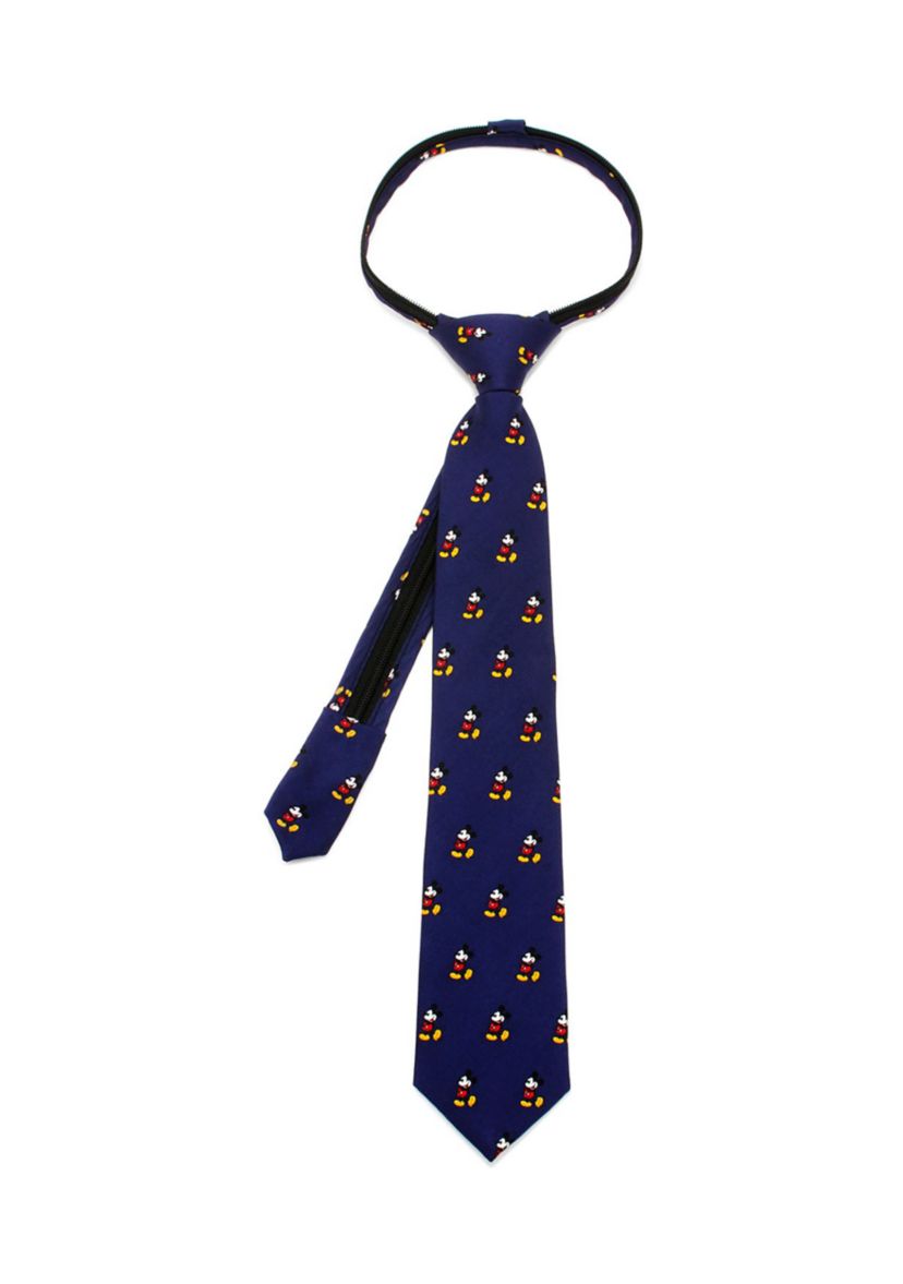 Classic Mickey Mouse Zipper Tie