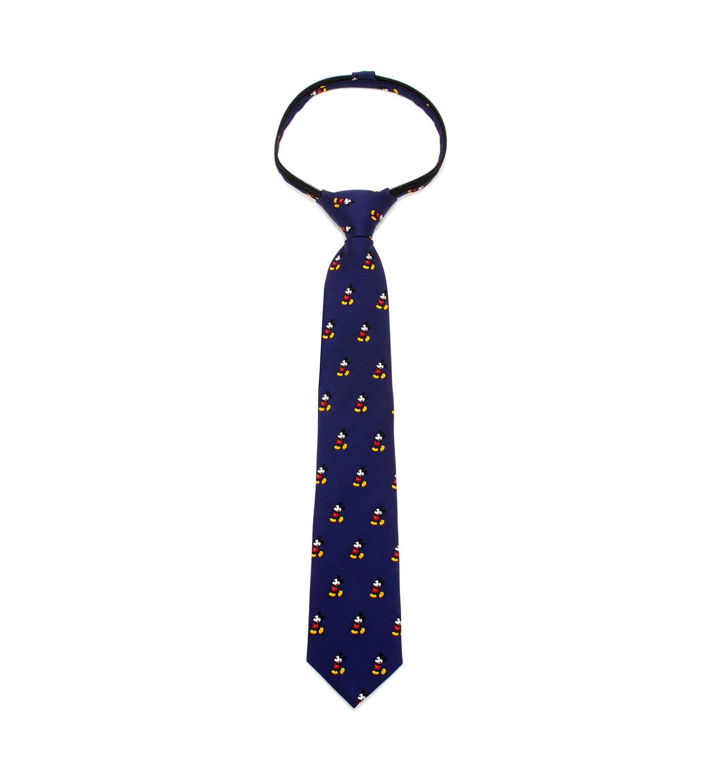 Classic Mickey Mouse Zipper Tie