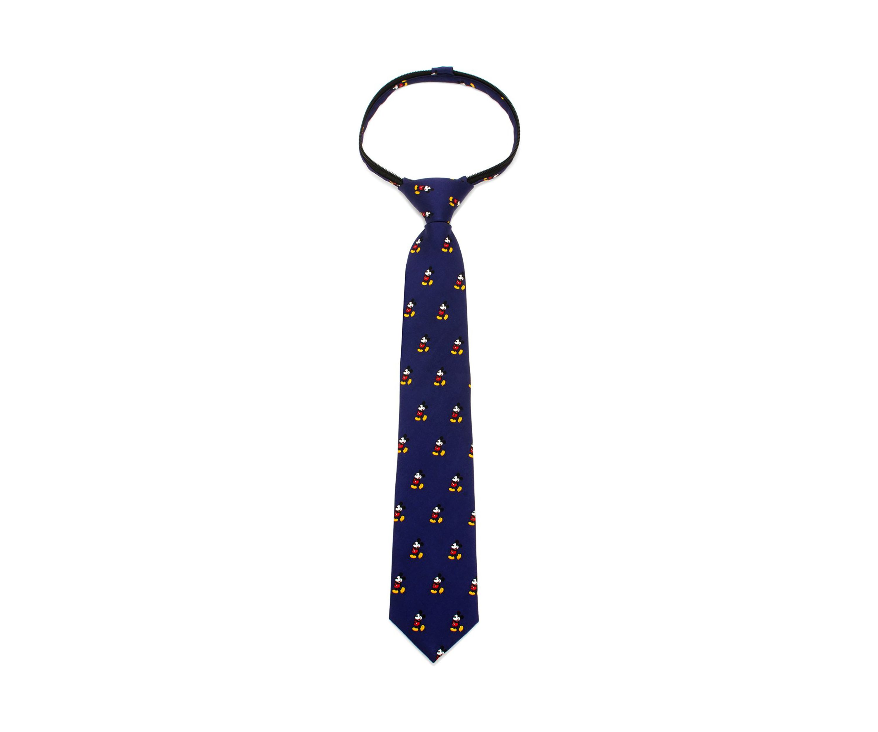 Classic Mickey Mouse Zipper Tie