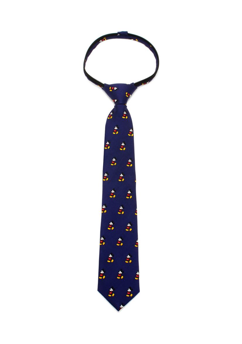 Classic Mickey Mouse Zipper Tie