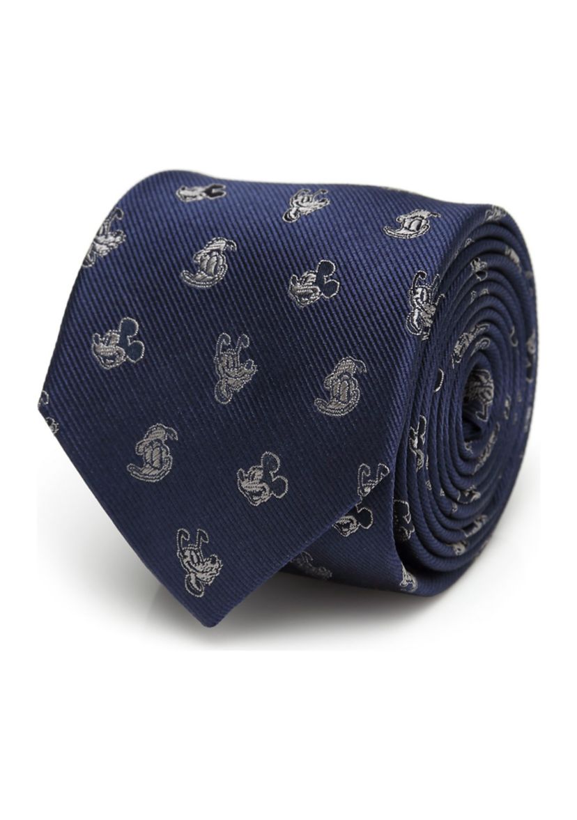 Mickey and Friends Blue Mens Tie