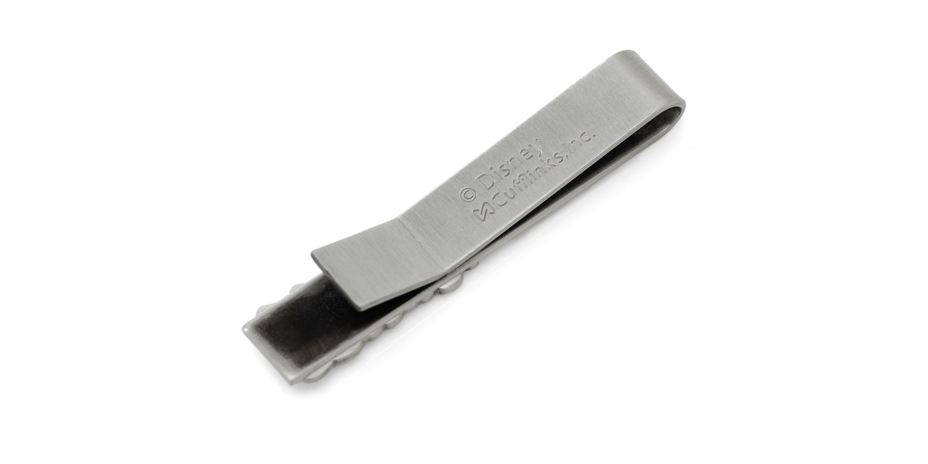 Mickey And Friends Printed Silver Tie Bar