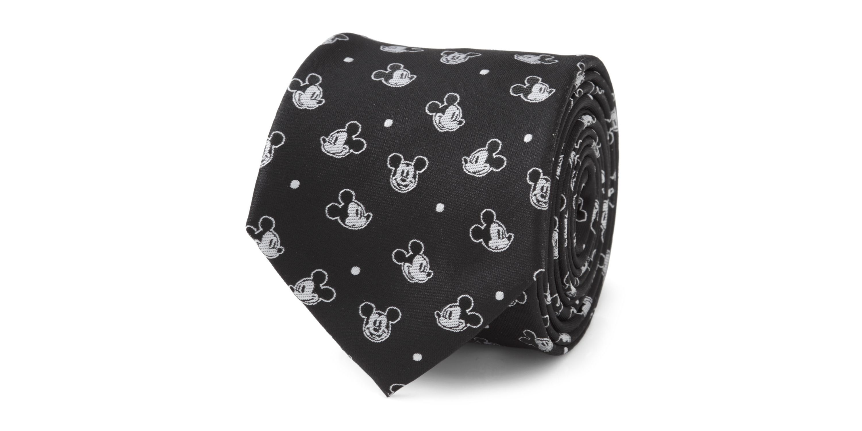 Mickey Dot Black  Tie