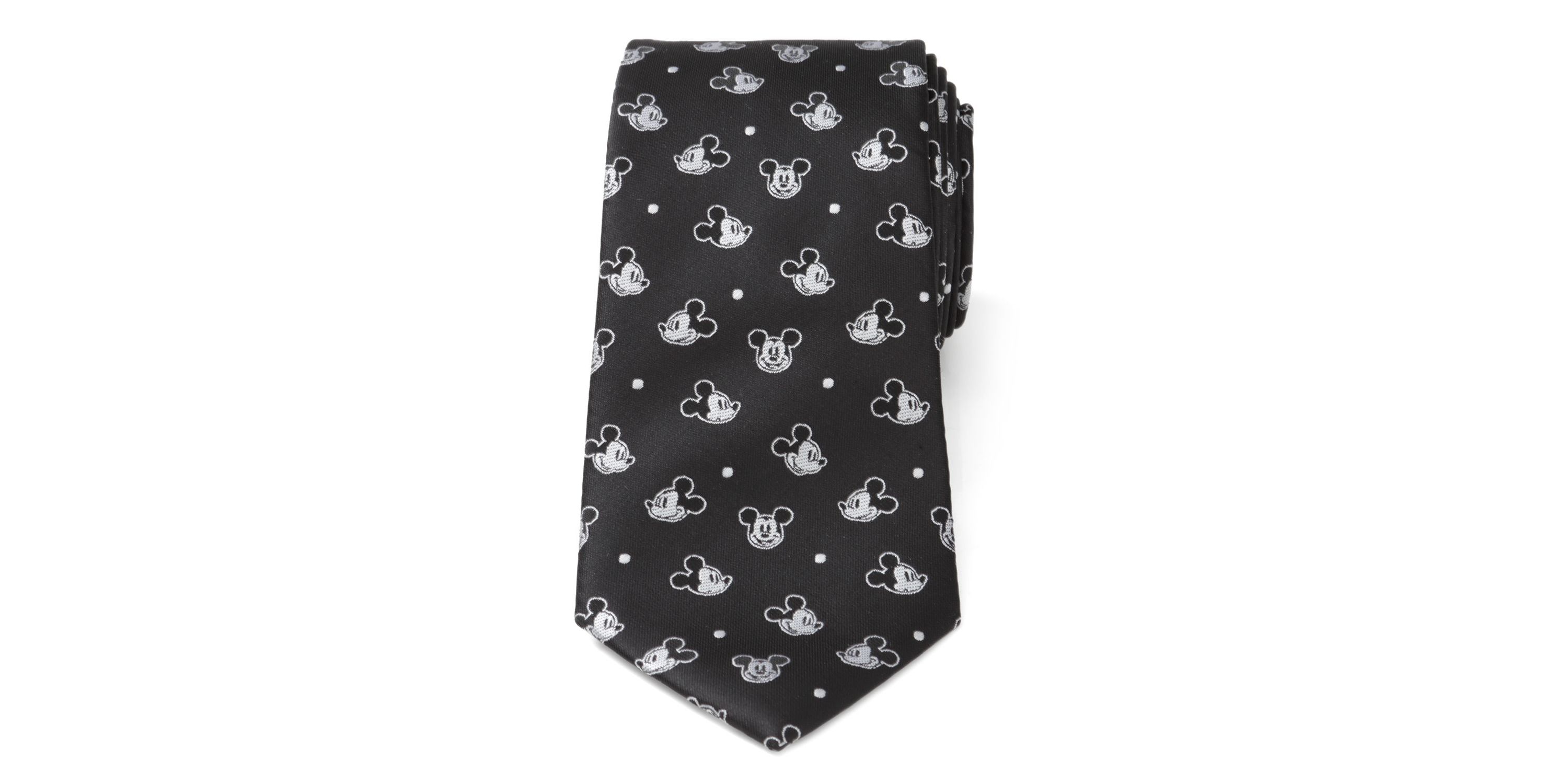 Mickey Dot Black  Tie