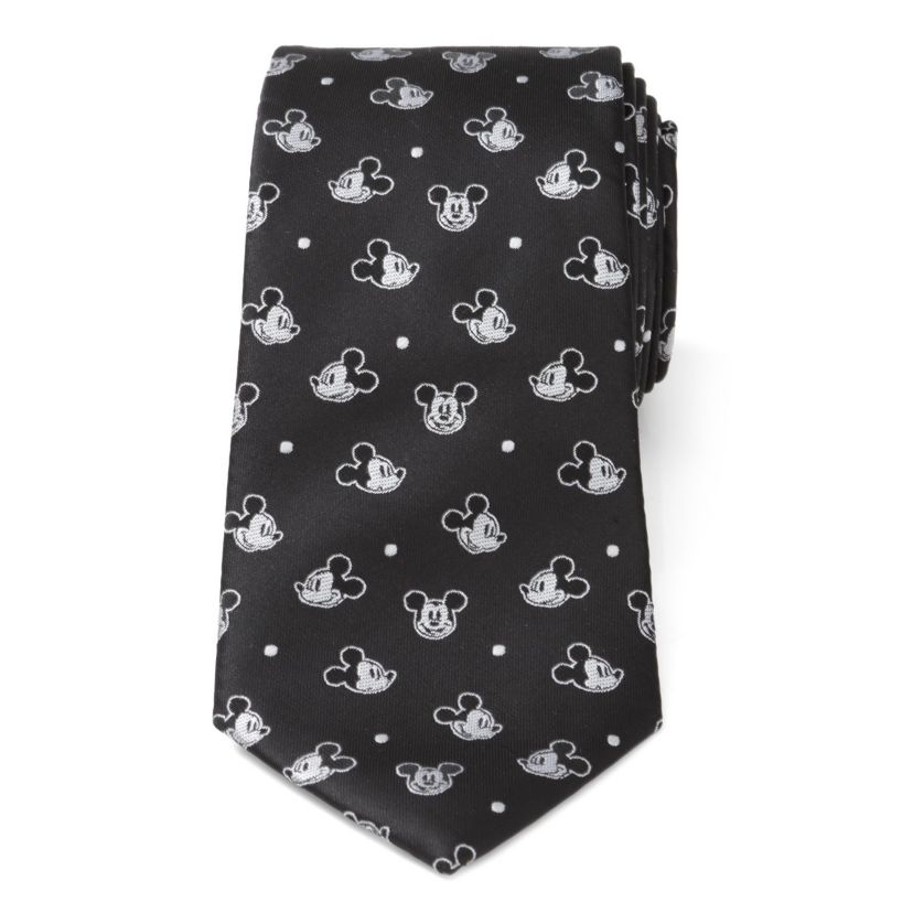 Mickey Dot Black  Tie