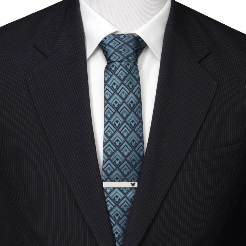 Mickey Diamond Teal Mens Tie