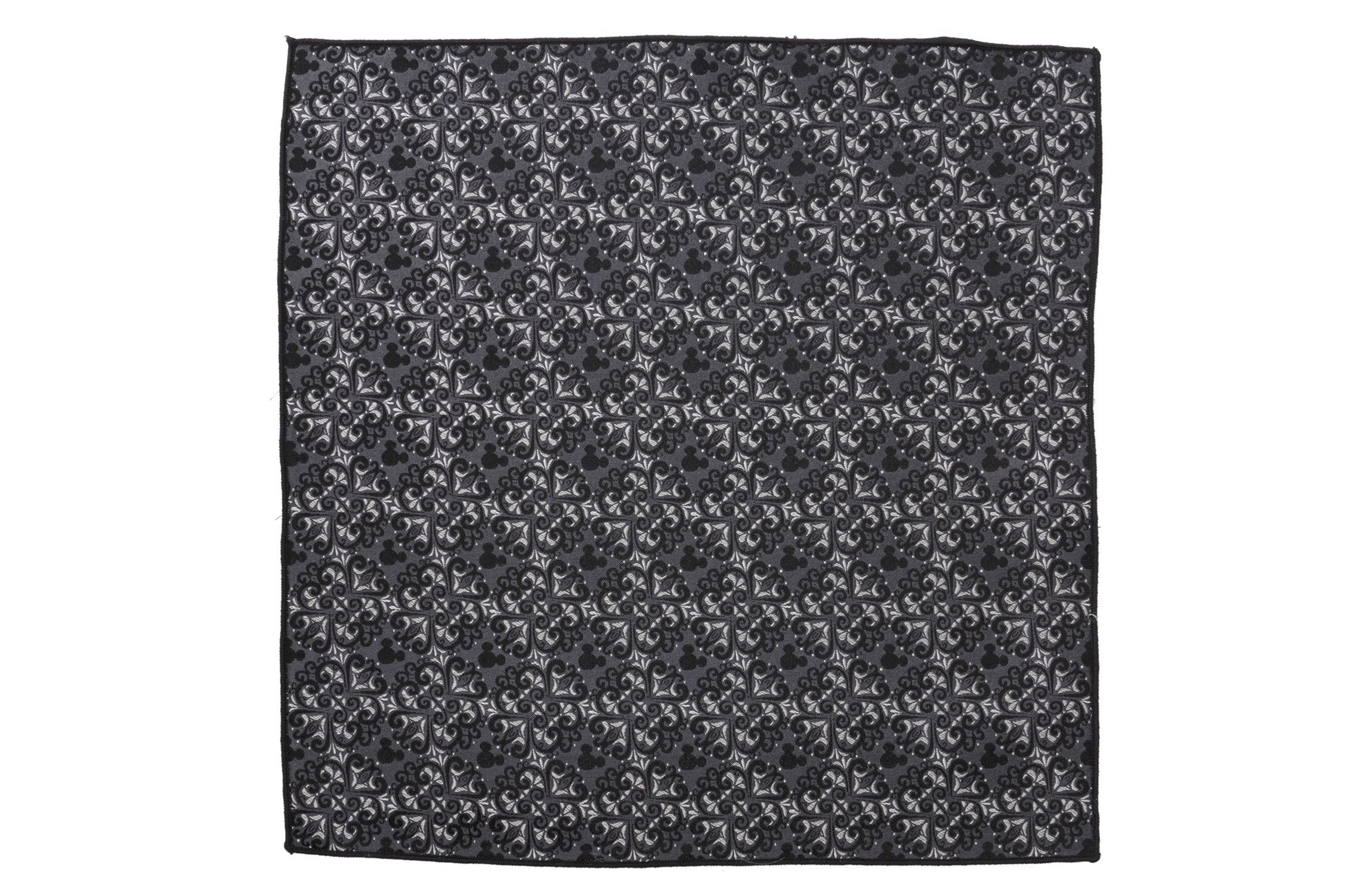 Mickey Mouse Damask Tile Pocket Square