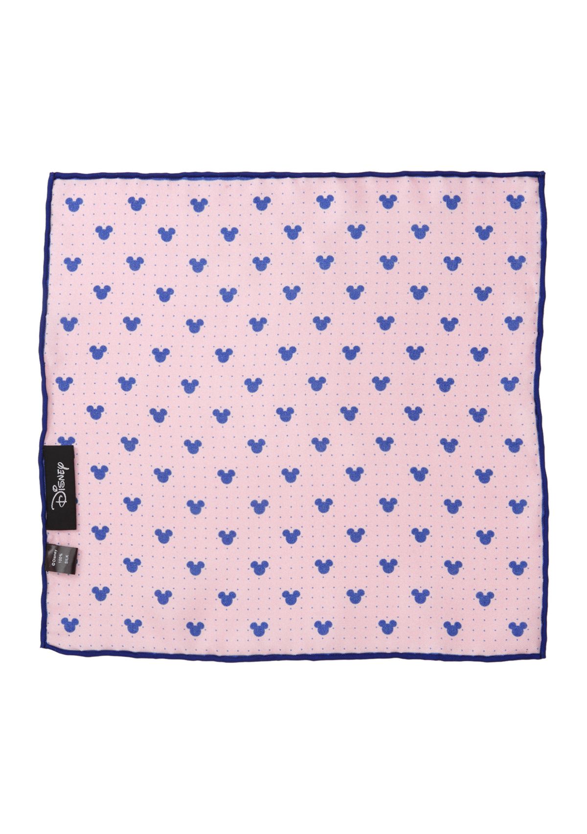 Mickey Mouse Dot Pink Pocket Square
