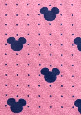 Men's Mickey Mouse Dot Pink Tie