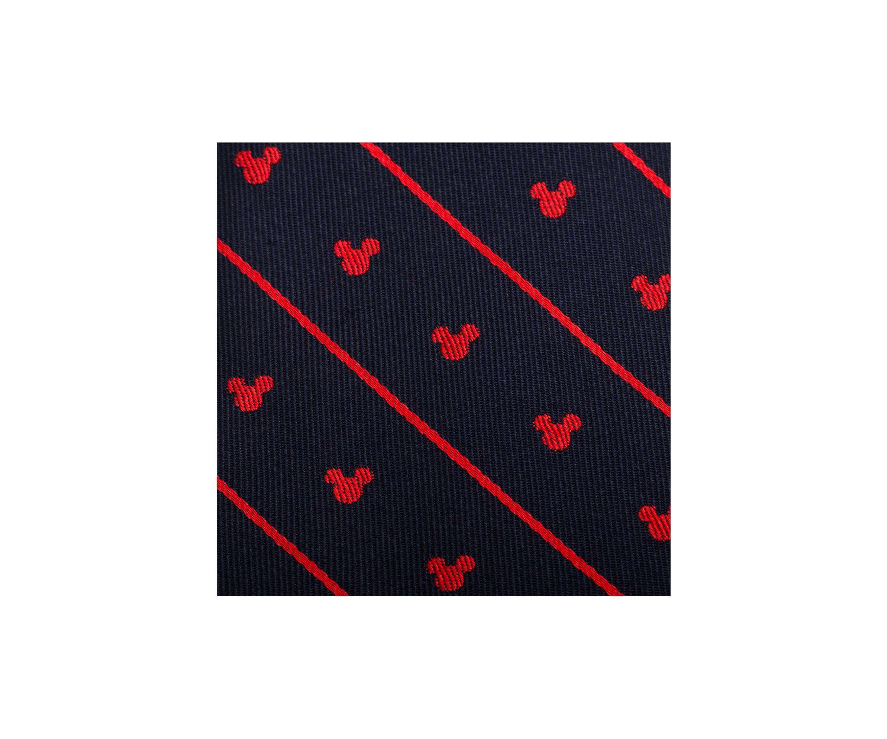 Mickey Mouse Navy Pinstripe Tie