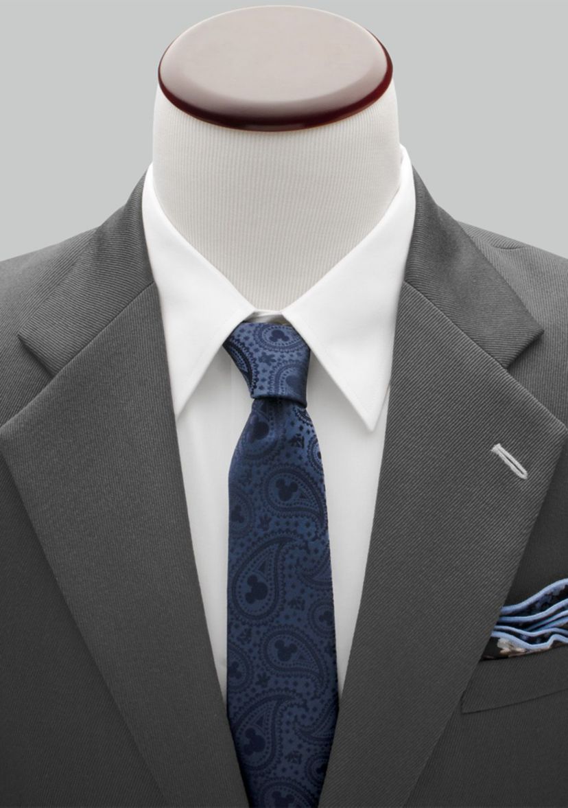 Mickey Mouse Navy Paisley Tie