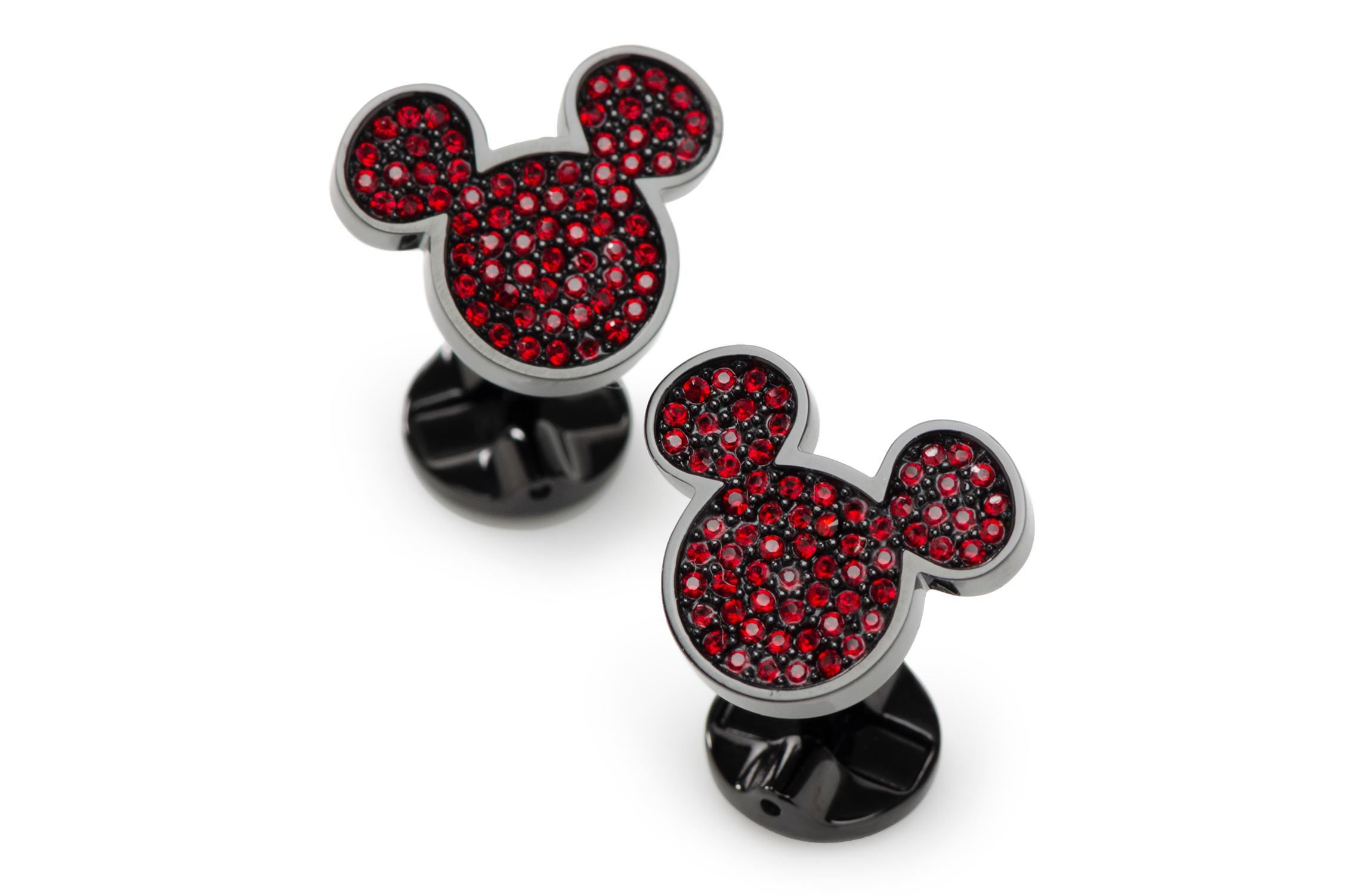 Mickey Mouse Maroon Crystal Cufflinks