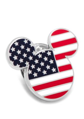 Cufflinks Inc Men's Stars and Stripes Mickey Mouse Lapel Pin