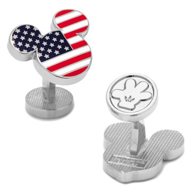 Men's Disney Mickey Mouse Stars and Stripes Cufflinks