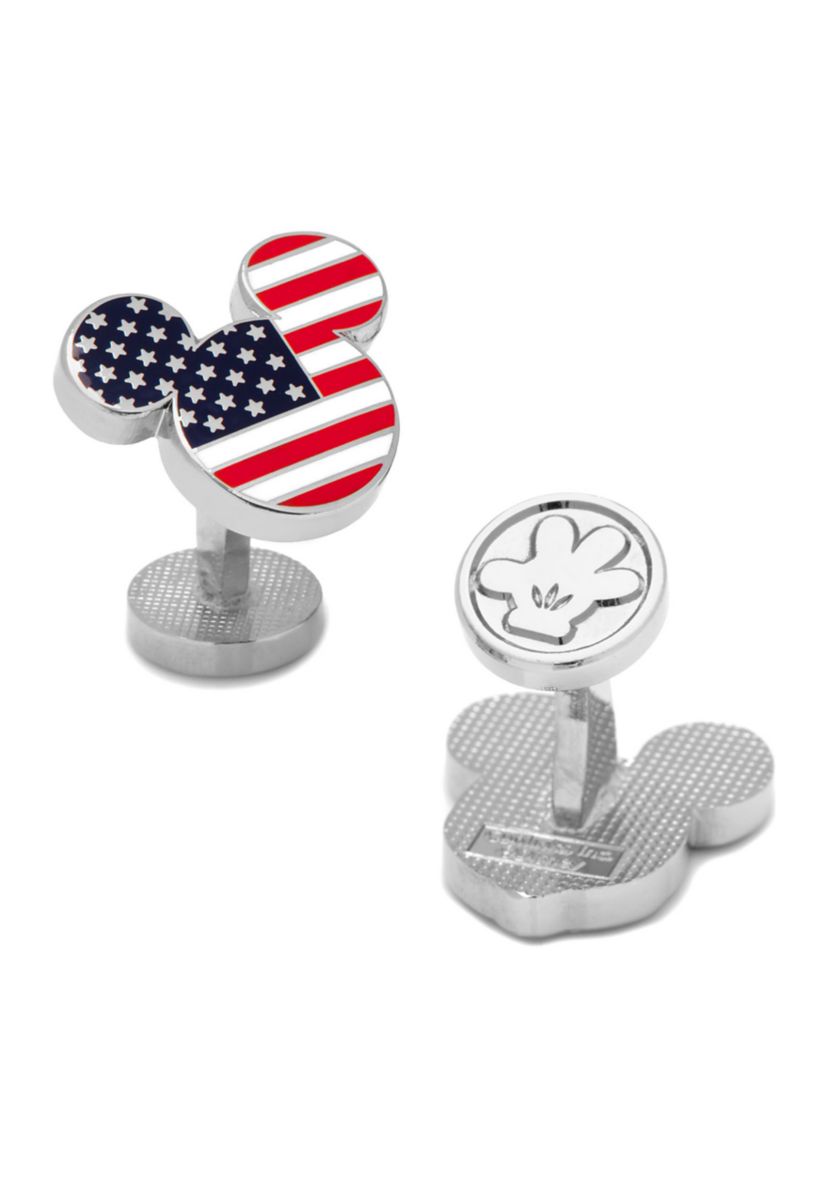 Stars and Stripes Mickey Mouse Cufflinks