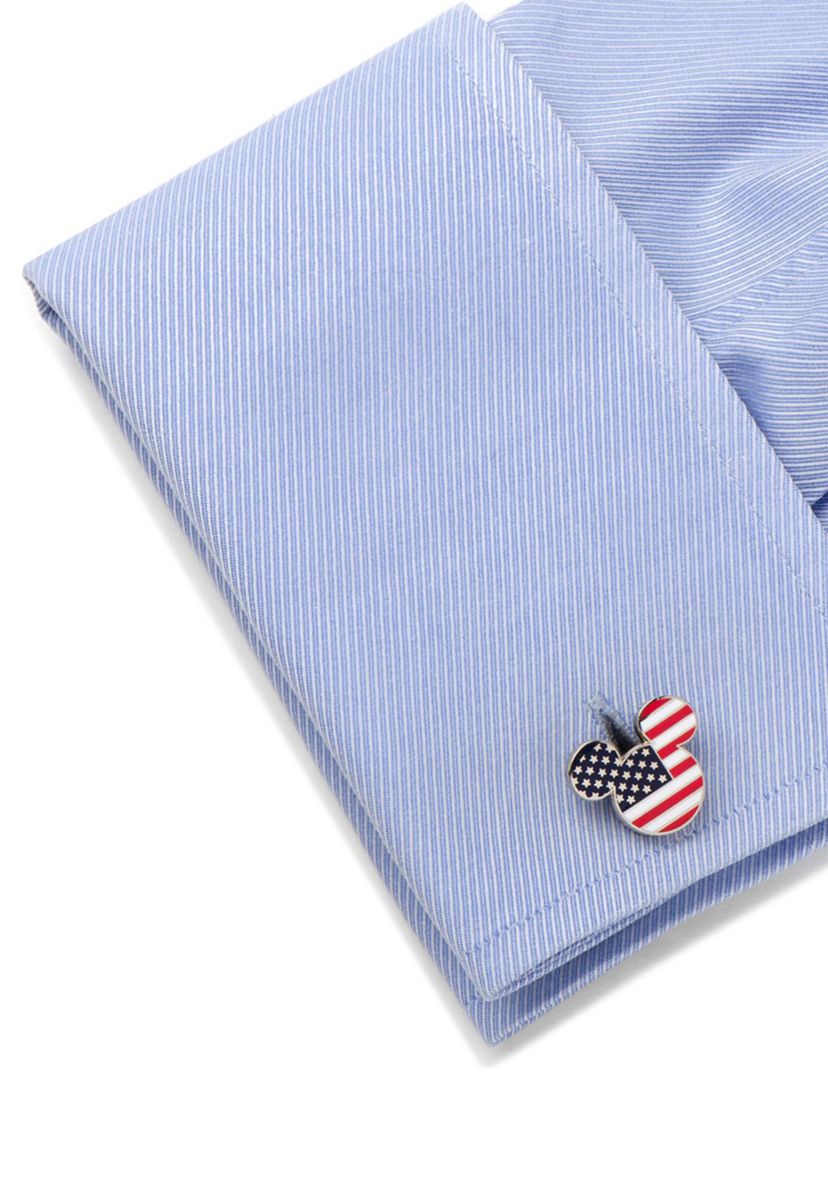 Stars and Stripes Mickey Mouse Cufflinks