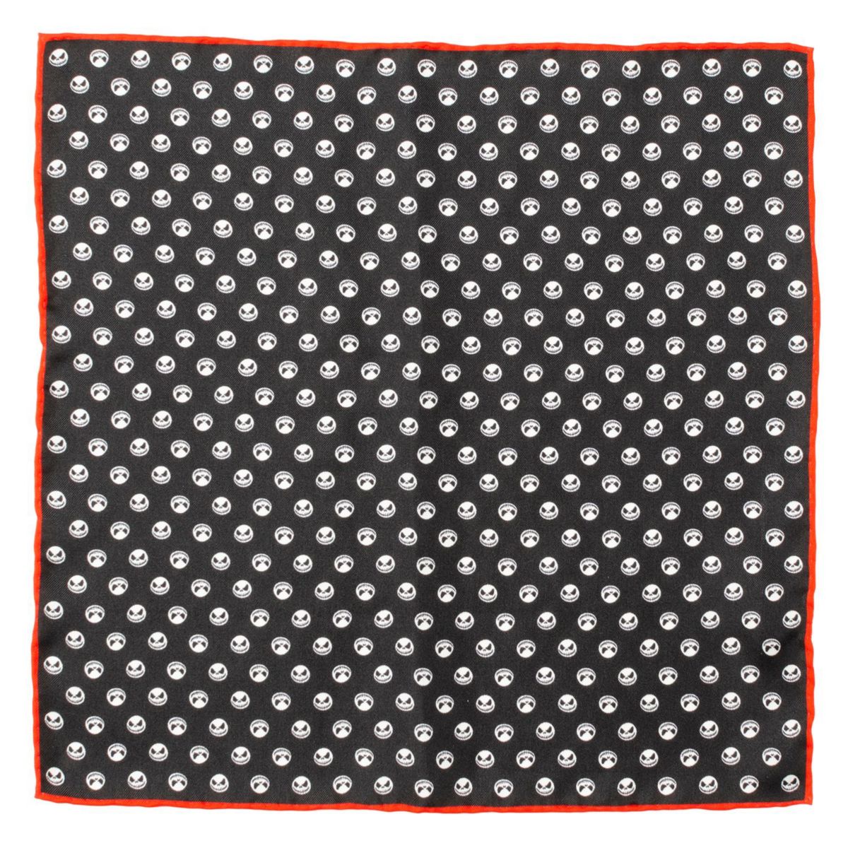 Jack Skellington Black Pocket Square