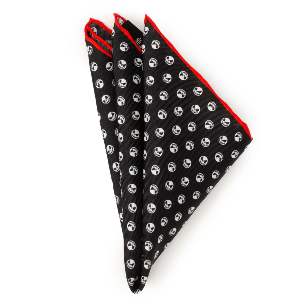 Jack Skellington Black Pocket Square