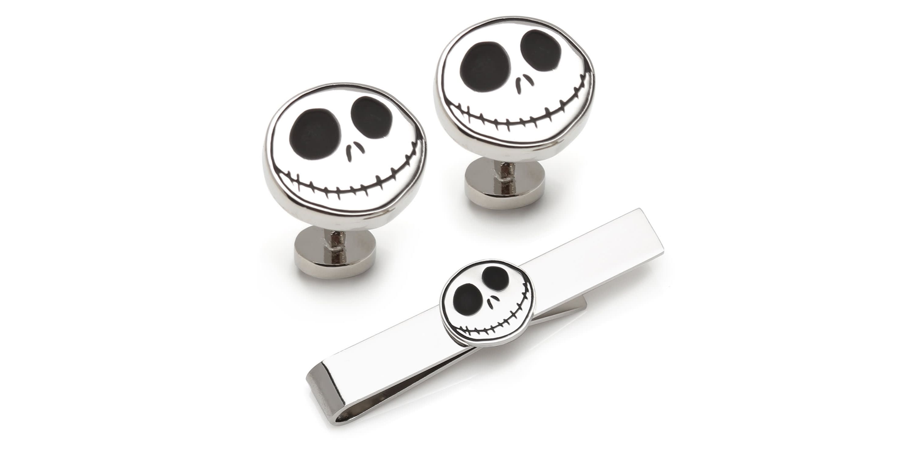 Nightmare Before Christmas Cufflinks and Tie Bar Gift Set